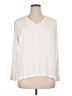 Johnston & Murphy Ivory Long Sleeve Blouse Size XL - photo 1