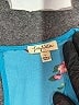 Lily White 100% Polyester Teal Short Sleeve Blouse Size L - photo 7