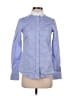 Coach 100% Cotton Blue Long Sleeve Button-Down Shirt Size 0 - photo 1