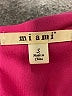 Miami 100% Polyester Solid Pink Romper Size S - photo 4