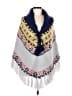 Free People 100% Acrylic Blue Poncho One size - photo 1