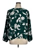 Gilli Green Long Sleeve Blouse Size 1X - photo 1