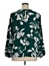 Gilli Green Long Sleeve Blouse Size 1X - photo 2