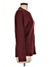 Theory 100% Cotton Burgundy Pullover Sweater Size M - photo 4