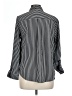 Adrienne Vittadini Stripes Black Long Sleeve Blouse Size L - photo 2