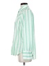 Lands' End Stripes Green Long Sleeve Button-Down Shirt Size S - photo 5