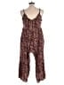 Natural Life Animal Print Brown Jumpsuit Size L - photo 2