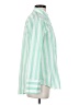 Lands' End Stripes Green Long Sleeve Button-Down Shirt Size S - photo 4