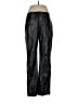 Nine West 100% Leather Black Leather Pants Size 12 - photo 1