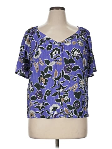 Ann Taylor Factory Short Sleeve T-Shirt (view 1)