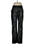 Nine West 100% Leather Black Leather Pants Size 12 - photo 2