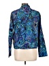 Chico's 100% Silk Paisley Blue Silk Blazer Size Lg (2) - photo 2