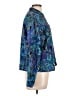 Chico's 100% Silk Paisley Blue Silk Blazer Size Lg (2) - photo 4