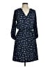 Maison Jules Print Blue Casual Dress Size M - photo 1