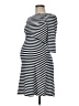 Seraphine Stripes Black Casual Dress Size 6 Maternity - photo 1