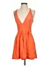 Jay Godfrey 100% Silk Orange Cocktail Dress Size 4 - photo 1