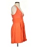 Jay Godfrey 100% Silk Orange Cocktail Dress Size 4 - photo 4