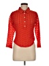 Free People Red 3/4 Sleeve Blouse Size M - photo 1