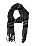 Enzo Mantovani Black Gray Scarf One size - photo 1