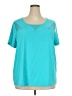 LIVI Active Teal Active T-Shirt Size 22 - photo 1