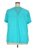LIVI Active Teal Active T-Shirt Size 22 - photo 2