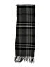 Enzo Mantovani Black Gray Scarf One size - photo 2