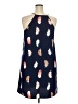 Emery Rose 100% Polyester Print Blue Casual Dress Size 2X - photo 2