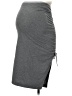 Topshop Solid Gray Casual Skirt Size 6 Maternity - photo 1