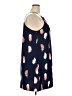 Emery Rose 100% Polyester Print Blue Casual Dress Size 2X - photo 4