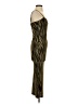 o.p.t 100% Polyester Chevron-herringbone Gold Cocktail Dress Size S - photo 4