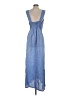 Vanity 100% Linen Blue Casual Dress Size 3 - photo 2