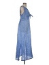 Vanity 100% Linen Blue Casual Dress Size 3 - photo 4