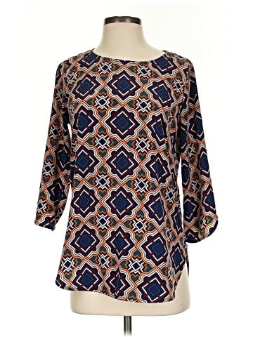 Peach Love 3/4 Sleeve Blouse (view 1)