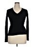 Banana Republic 100% Wool Solid Black Wool Pullover Sweater Size XL - photo 1