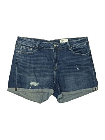 Cosmic Blue Love Denim Shorts (view 1)