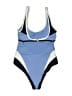 Moeva Color Block Blue One Piece Swimsuit Size S - photo 2
