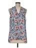 CAbi 100% Polyester Blue Sleeveless Blouse Size M - photo 1