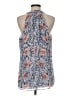 CAbi 100% Polyester Blue Sleeveless Blouse Size M - photo 2