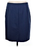 J.Jill Solid Blue Formal Skirt Size Med Petite - photo 2