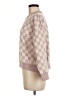 T Tahari Checkered-gingham Pink Pullover Sweater Size M - photo 5