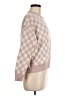 T Tahari Checkered-gingham Pink Pullover Sweater Size M - photo 4