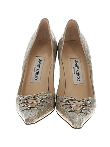 Jimmy Choo Elaphe Snake Pumps (view 2)