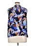 Nine West 100% Polyester Blue Sleeveless Blouse Size 0X - photo 2