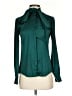 Express Green Long Sleeve Blouse Size S - photo 1