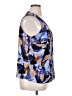 Nine West 100% Polyester Blue Sleeveless Blouse Size 0X - photo 4