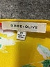Rose + Olive 100% Polyester Yellow Sleeveless Blouse Size 2X - photo 7