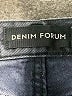 Denim Forum 100% Cotton Chevron-herringbone Black Jeans Size 23 waist - photo 7