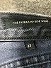 Denim Forum 100% Cotton Chevron-herringbone Black Jeans Size 23 waist - photo 8
