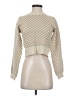 Sage the Label Houndstooth Ivory Pullover Sweater Size S - photo 1