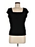 Dana Buchman Black Short Sleeve Top Size M - photo 1